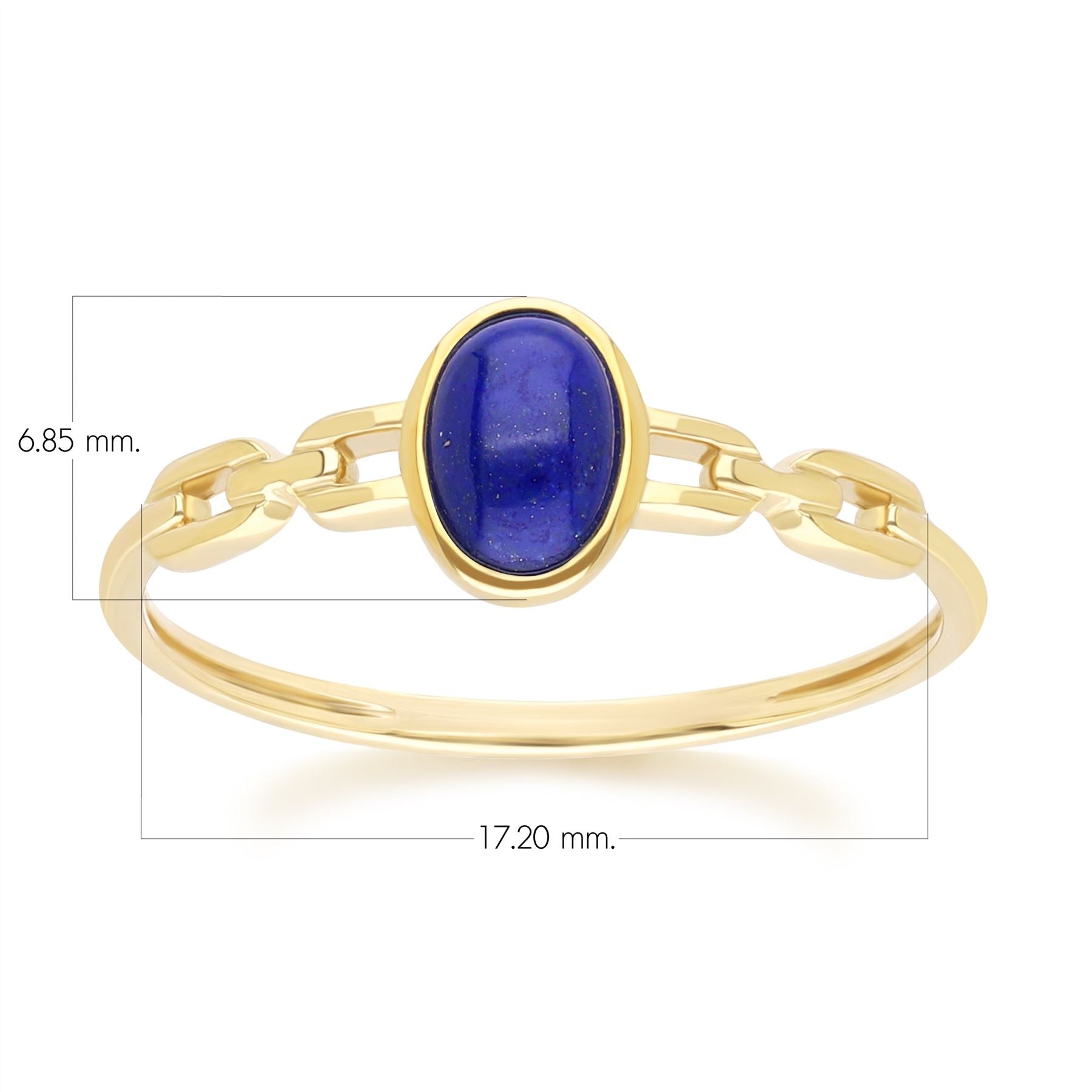 classic-oval-lapis-lazuli-chain-ring-in-9ct-yellow-gold-135r2115019 Dimensions