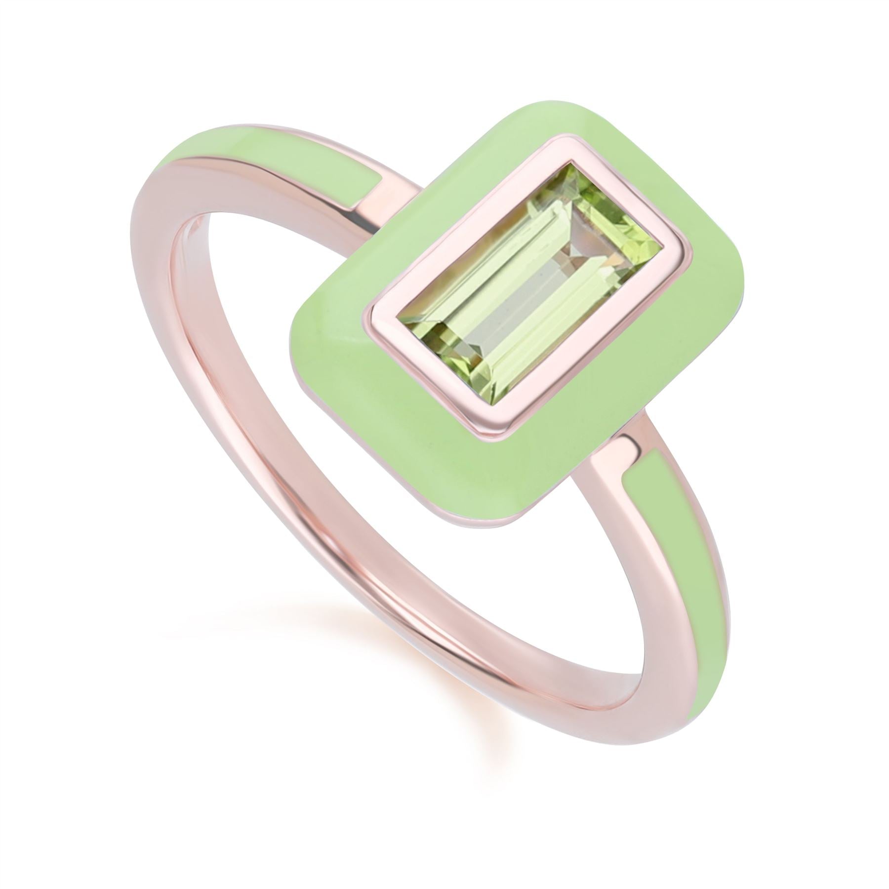 siberian-waltz-green-enamel-baguette-peridot-ring-in-rose-gold-plated-sterling-silver-253r710404925 side