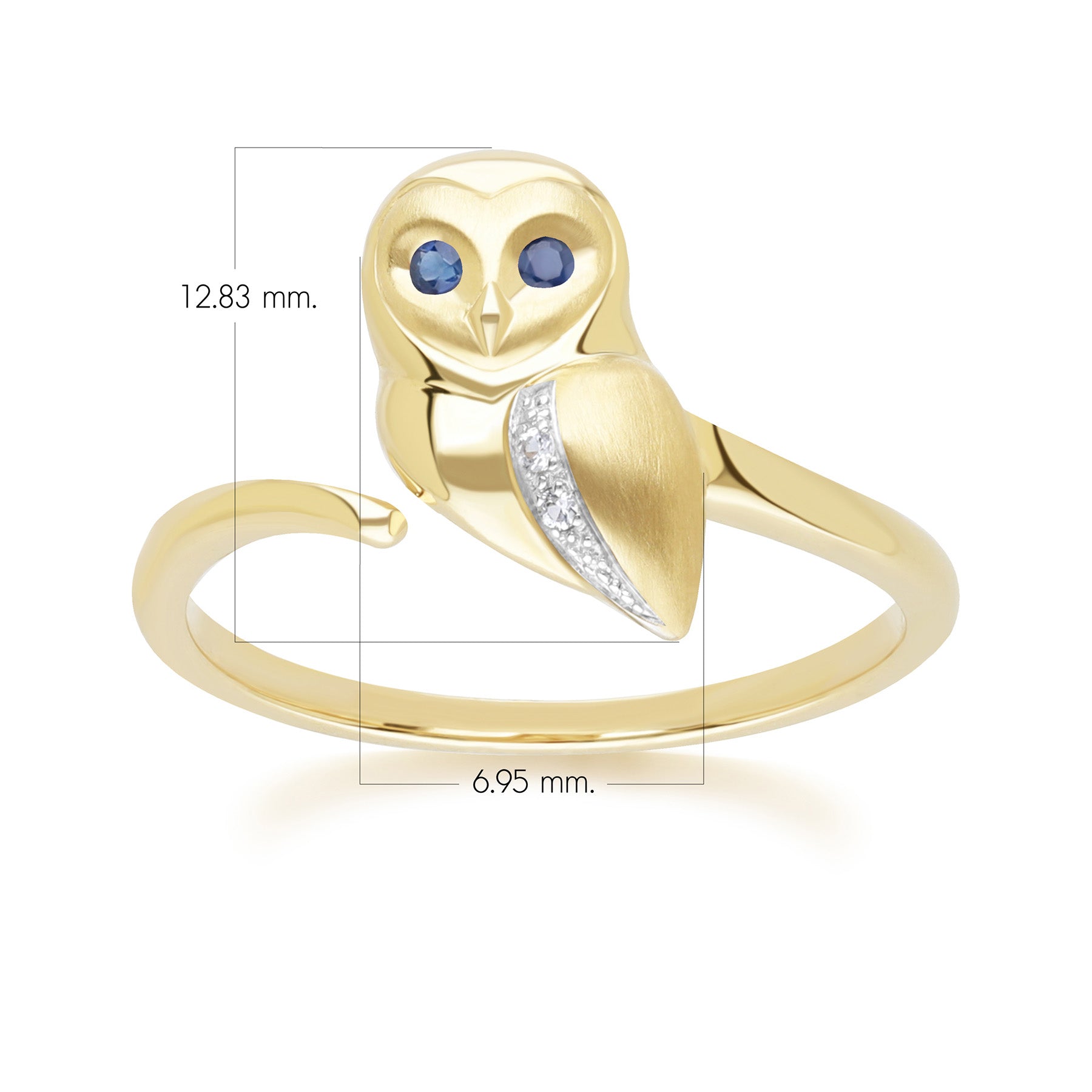 gardenia-sapphire-and-white-sapphire-owl-ring-in-9ct-yellow-gold-135r2103039 Dimensions